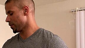 Muscular black man has sex with his white friend's partner