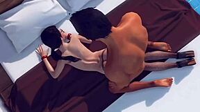 Experience the thrill of deep throat and riding in this latest 3D animation