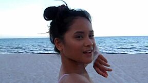 Interracial threesome with young Asian and Latina teens in Miami Airbnb