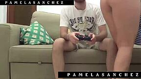 Get up close and personal with Pamela Sanchez in this steamy video
