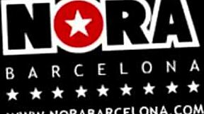 Nora Barcelona's passionate performance at the erotic festival in Alicante 2014