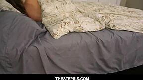 Big Ass Teen Brooke Bliss Gets Naughty with Stepbro in Taboo POV Bed Play