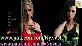 Cartoon porn adventure with Alexis: Big tits and big ass