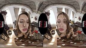 Experience the thrill of forbidden VR - spicy Latina's big ass and tits