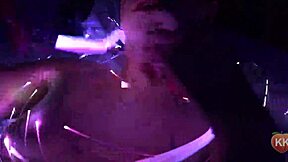 Gaming enthusiast with a big ass receives a facial and anal creampie