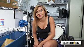 Interracial job interview turns into passionate encounter with a black stud