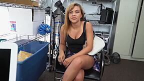 Interracial job interview turns into passionate encounter with a black stud