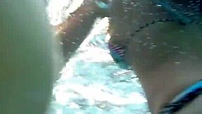HD video of underwater butt shaking