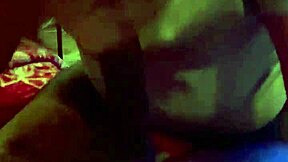 Interracial amateur takes on a massive black cock