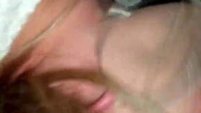A stunning white transgender person performs oral sex on a young black man