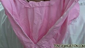 Experience the POV humiliation of a French maid's feminization