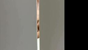 Voyeuristic view of Brazilian husband pleasuring himself on social media
