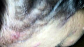 Amateur girl records herself giving head