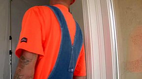 Gay roommates stumble upon repairman indulging in unprotected sex in their home