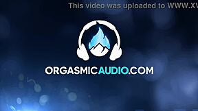 Encounter a sexually adventurous woman: Four men engage in erotic audio stories