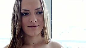 A horny man is turned on by a curvy woman's ass for intense sex