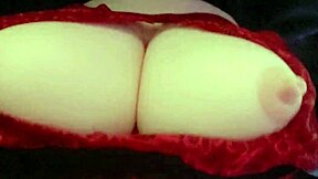 Masturbation with sex toy for big boobed Chichi Fueta