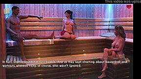 A steamy encounter between a wife and her stepmother