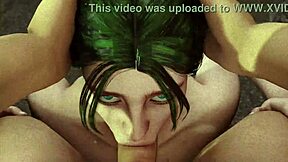 Famous popstar experiences intense doggy style sex in 3D animated hentai