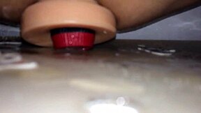 Intense dildo play and explosive climax in one video