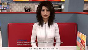 Intense erotic experience through a game walkthrough
