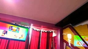 Tina's room becomes the setting for a steamy casting session with a young Peruvian beauty
