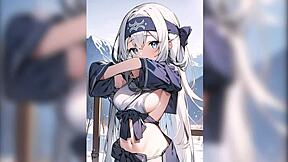 Ainu tribe girl from Japan gets fucked in anime