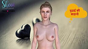 Desi aunt in office gets naughty in Hindi audio sex story