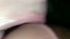 A mature woman performs a messy oral sex and ejaculates on a large young African American penis