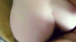Cumming on the entrance of lisinha's shaved pussy