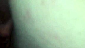 A mature woman performs a messy oral sex and ejaculates on a large young African American penis