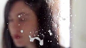 Girls love to spit and play with their saliva