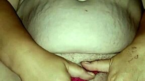 A mature woman pleasures herself after teasing with her ass