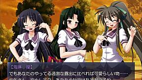 Yayoi Shibaya's threesome with sex toys in Part 3