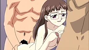 Animated teen orgy with busty girl getting spit roasted