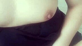 White guy masturbates in the living room while watching Asian porn