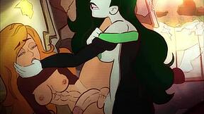The adventures of Kim Possible and Shego in a futanari twist