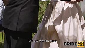 Blonde bride cheats on her groom on their wedding day