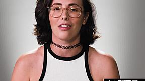 Intimate view of solo female pleasure as Casey Calvert reaches climax