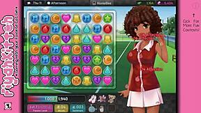 Huniepop's female character walkthrough and dating sim game analysis