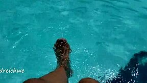 Freshmen fetish fun: watch him splash around