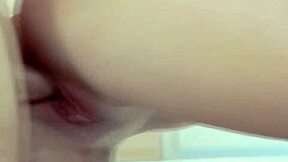 Teen girl gets covered in cum during hardcore sex