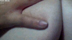 Sensual titty play with natural and big tits