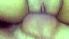 Intense doggystyle penetration with closeup view