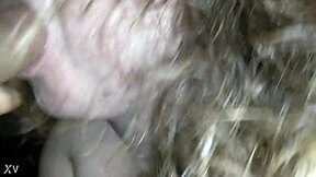 Amateur men and women engage in glory hole threesome