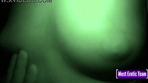 Steamy infrared footage of a passionate blowjob and intense sex leading to a hot creampie