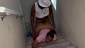 Kendale stumbles upon a stunning ebony on his way down and the room ignites with passion