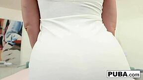 Voluptuous vixen Brooklyn encounters a colossal ebony shaft