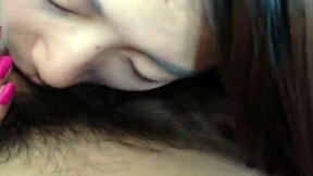 Asian teacher gives a fun blowjob
