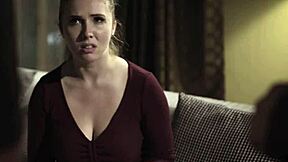 Lena Paul in taboo encounter with married man and his wife's voyeuristic pleasure